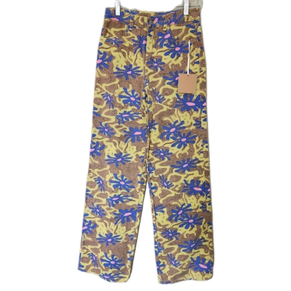Bailey Rose Hippie Printed Jeans Size Small NWT